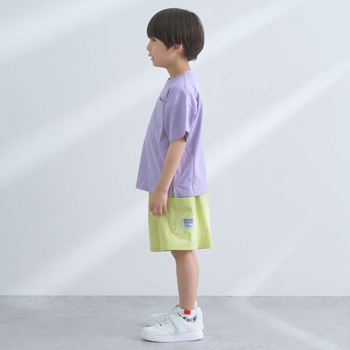 [Stain Resistant, Quick Dry & UV] Comfortable Jersey Loose Fit Basic T-Shirt with Easy Name Tag Attachment,Light green, medium image number 12