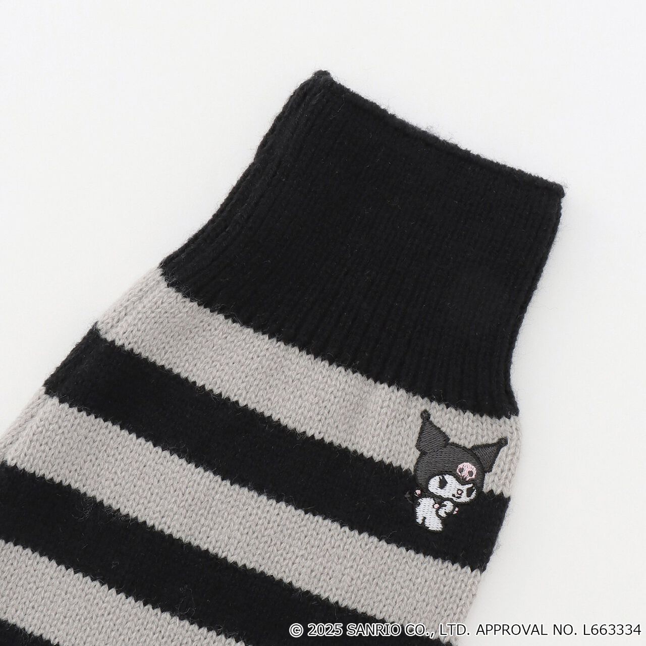 Sanrio Characters Knit Leg Covers,Black, large image number 16