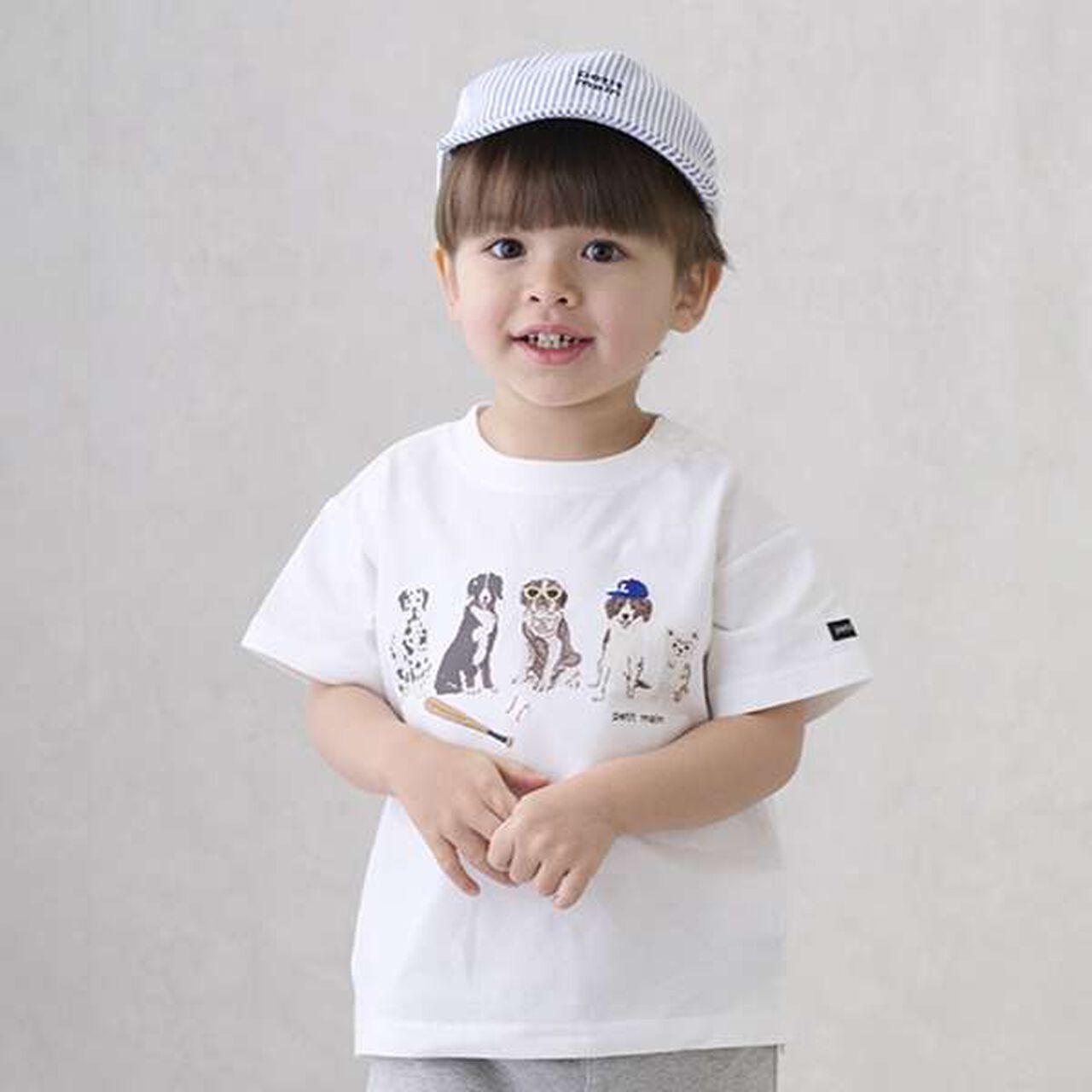 Anti-Stain Dog Graphic Short Sleeve T-Shirt,Lavender, large image number 20