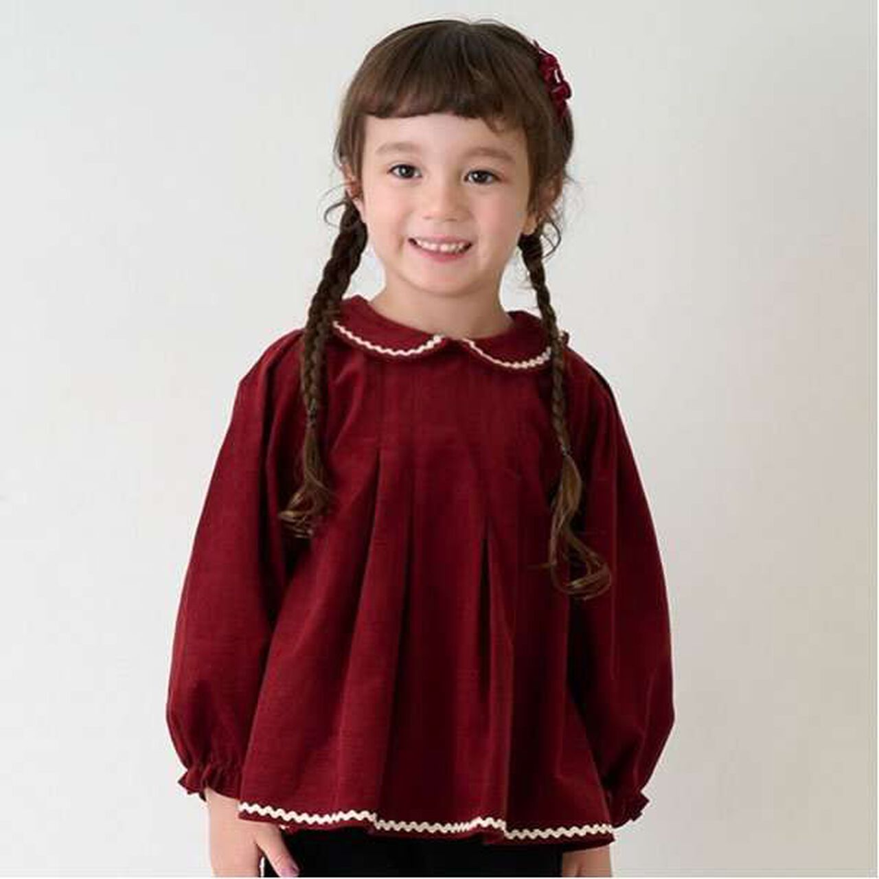 [Link] Charcoal Blouse,Ivory, large image number 12