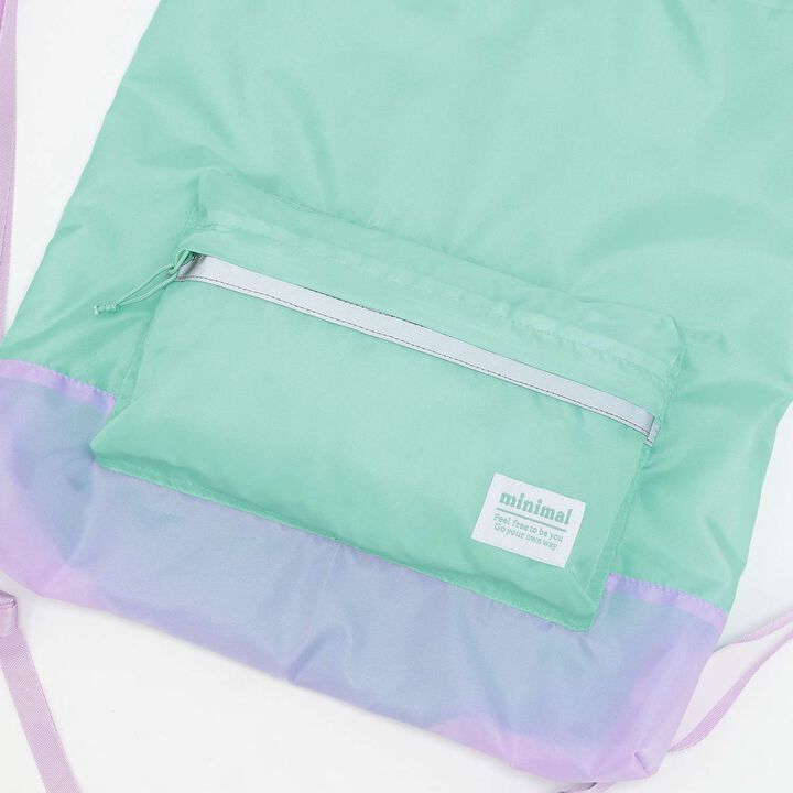 [DailyME/Water-Repellent] Knapsack for Gym Clothes, Fits Over School Bag,Pink, medium image number 7