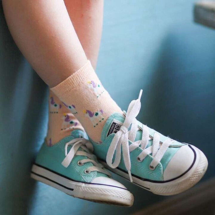 Yume Kawaii Assorted Crew Socks [Kids Girls],, medium