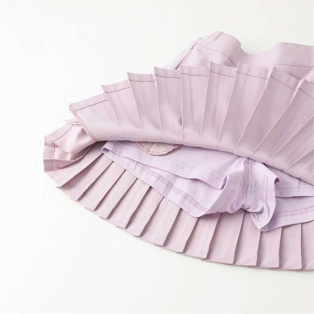 [Restock of Popular Item] [Not Available in Direct Stores] Fine Pleats Skirt with Shorts,Pink, large image number 6