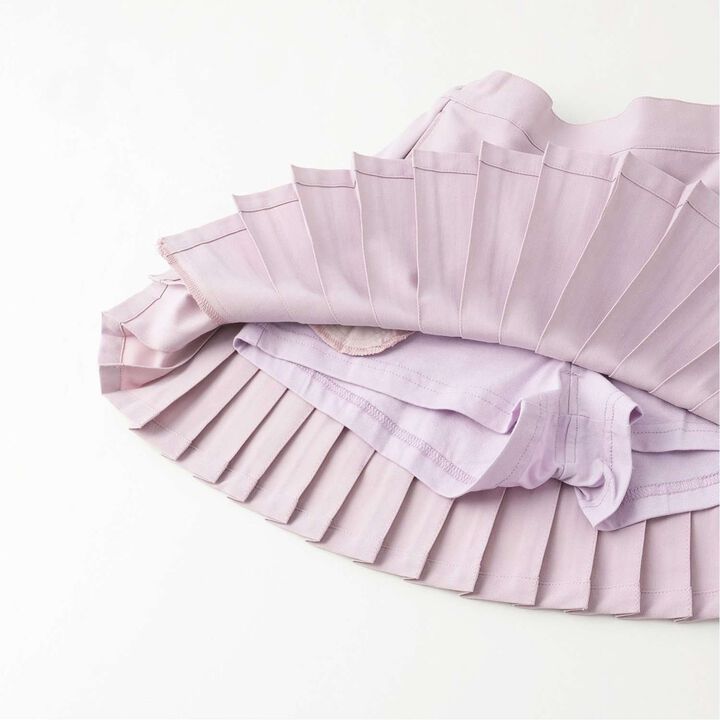 [Restock of Popular Item] [Not Available in Direct Stores] Fine Pleats Skirt with Shorts,Pink, medium image number 6