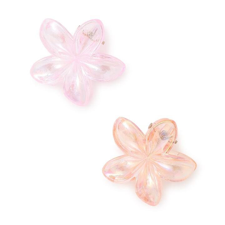 Mini Flower Hair Clip,Red, medium image number 0