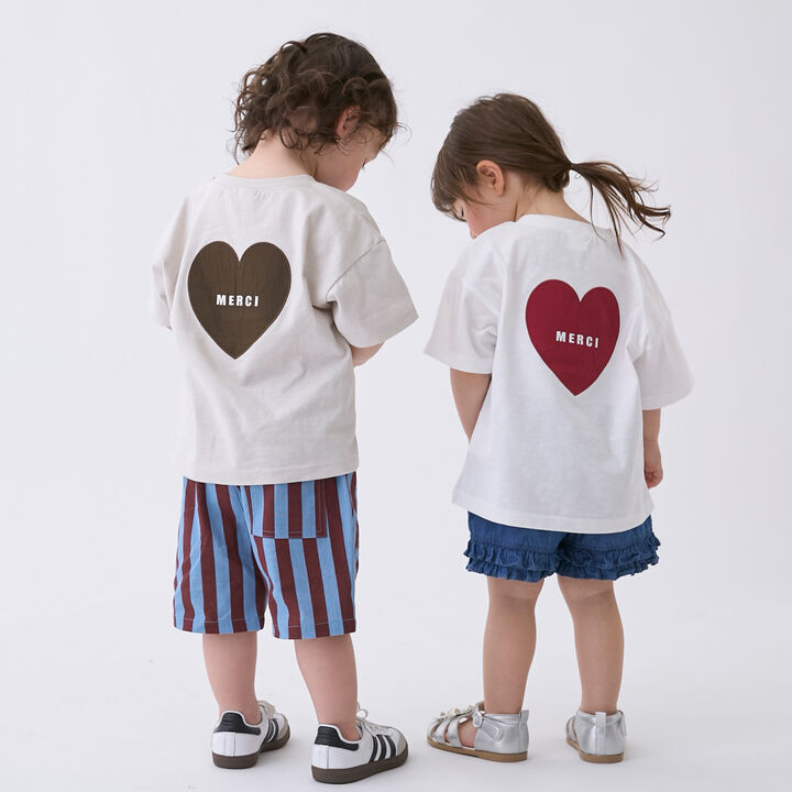 [Cool Touch] Back Appliqu&eacute; Short Sleeve T-Shirt,Beige, medium image number 7