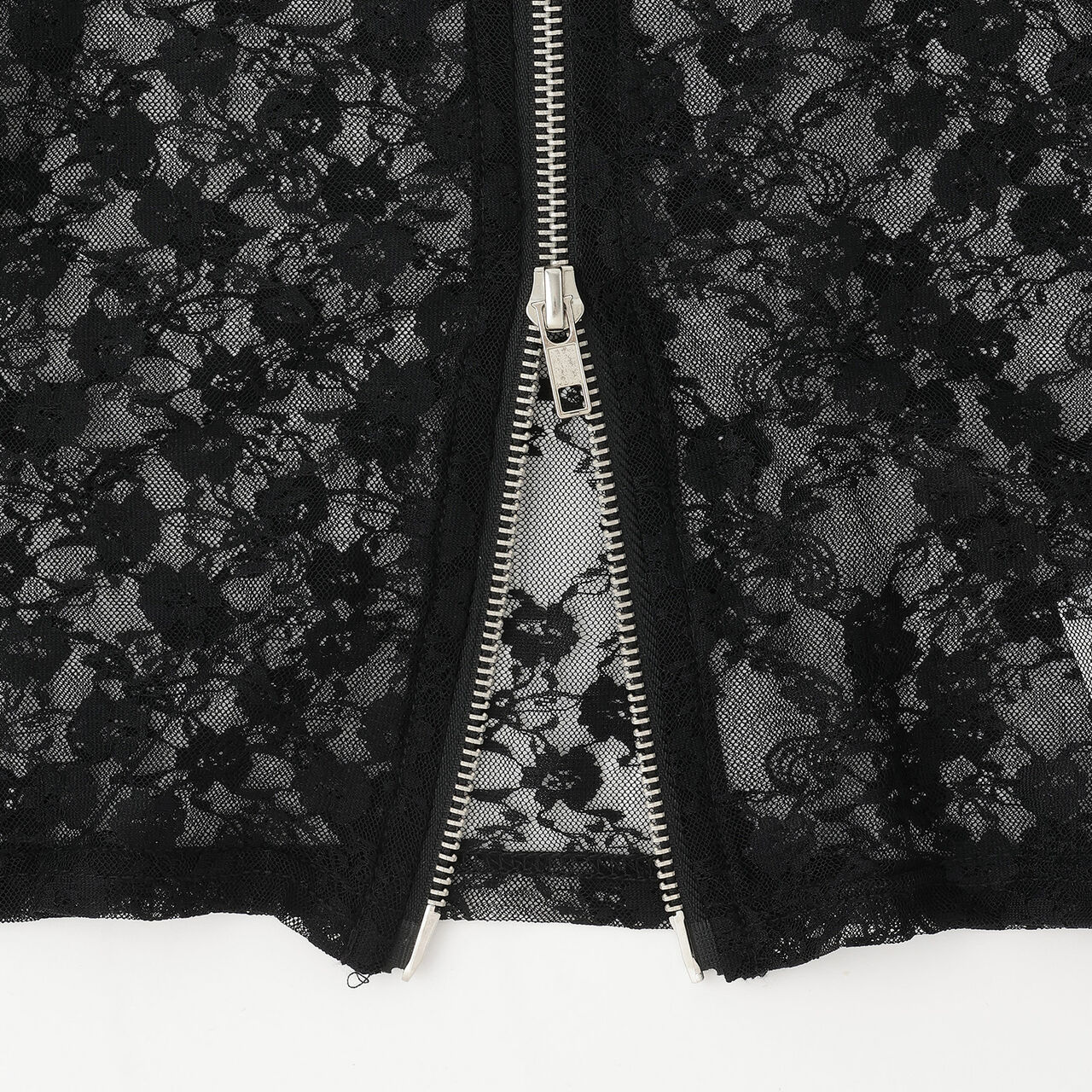 Lace Hoodie + Tank Top Set,Black, large image number 4