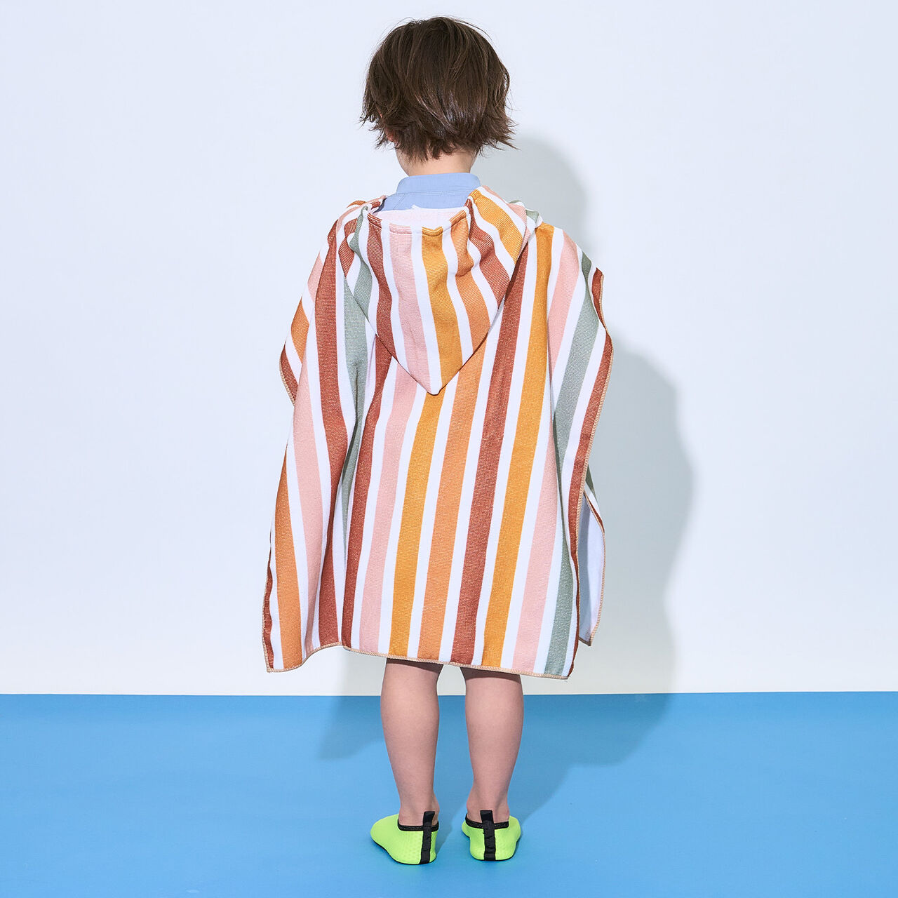 [SWIM] Hooded Cape Towel for Kids &ndash; Boys & Girls Children's Clothing,Mint, large image number 8