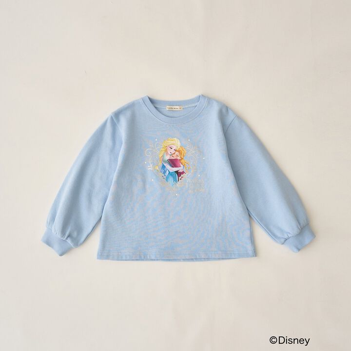 [Frozen] [Goodbye Pills Brushed Fleece] Sparkling Lame & Transfer Assortment Print Sweatshirt,Gray, medium image number 3