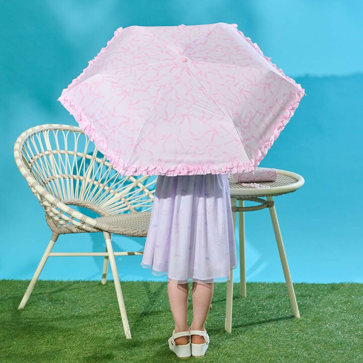 Folding Parasol [Light Blocking, Heat Shielding, UV] All-Weather Use,, medium