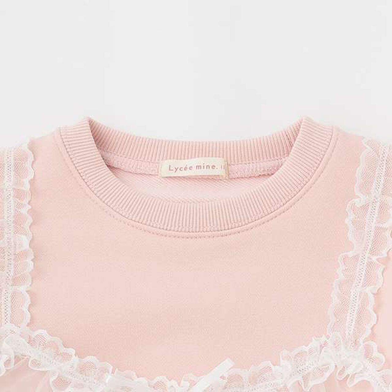 [Lycee Mine Ballet Series] Camisole Ducky Sweatshirt,Moderate pink, large image number 7