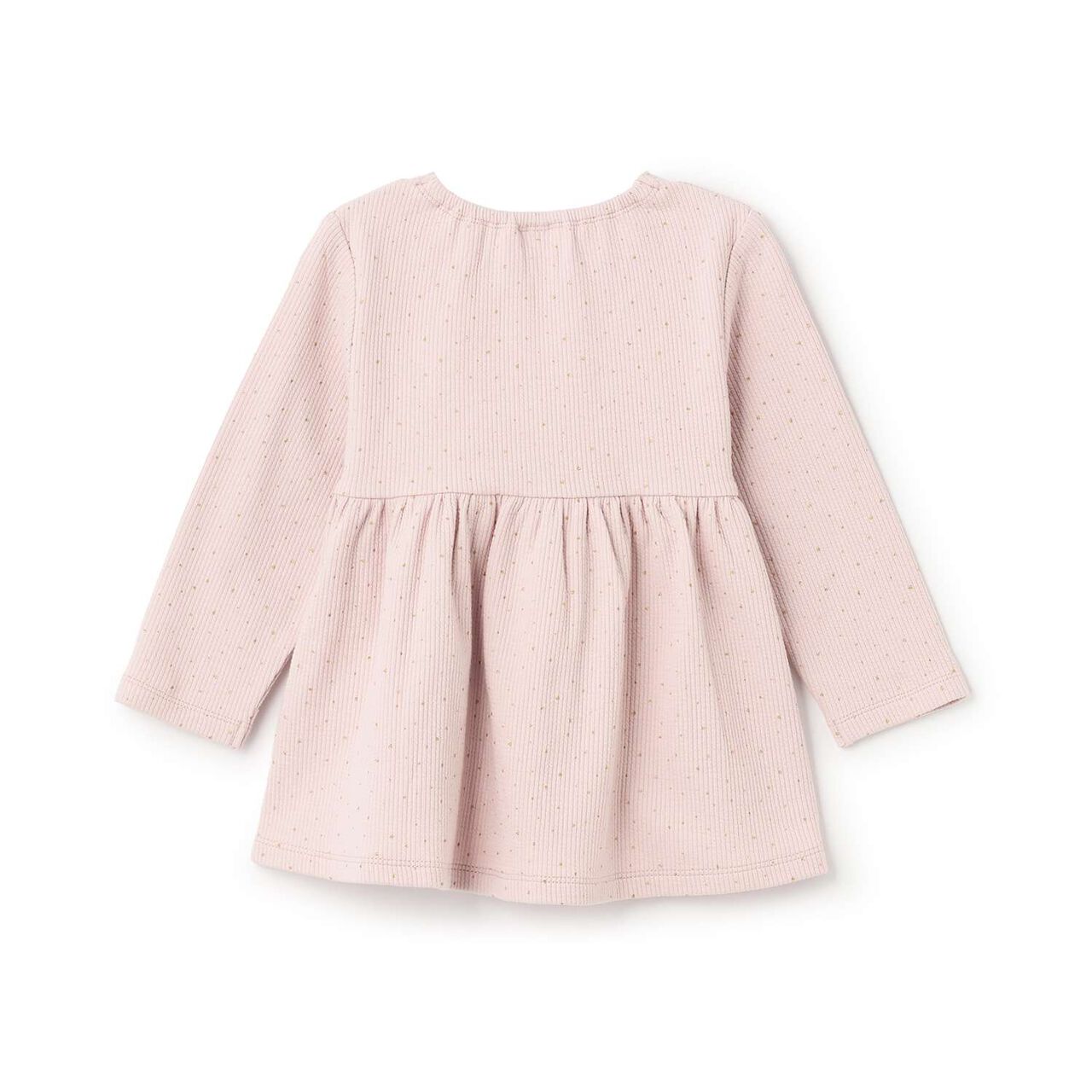 Wool Lined Cut Ribbon Tunic,Pink, large image number 11