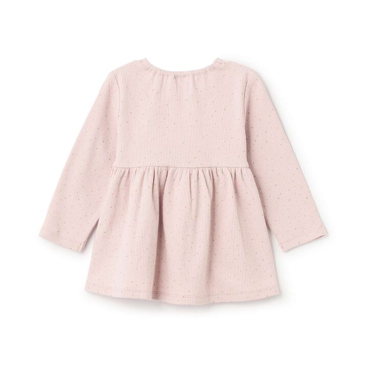 Wool Lined Cut Ribbon Tunic,Pink, medium image number 11