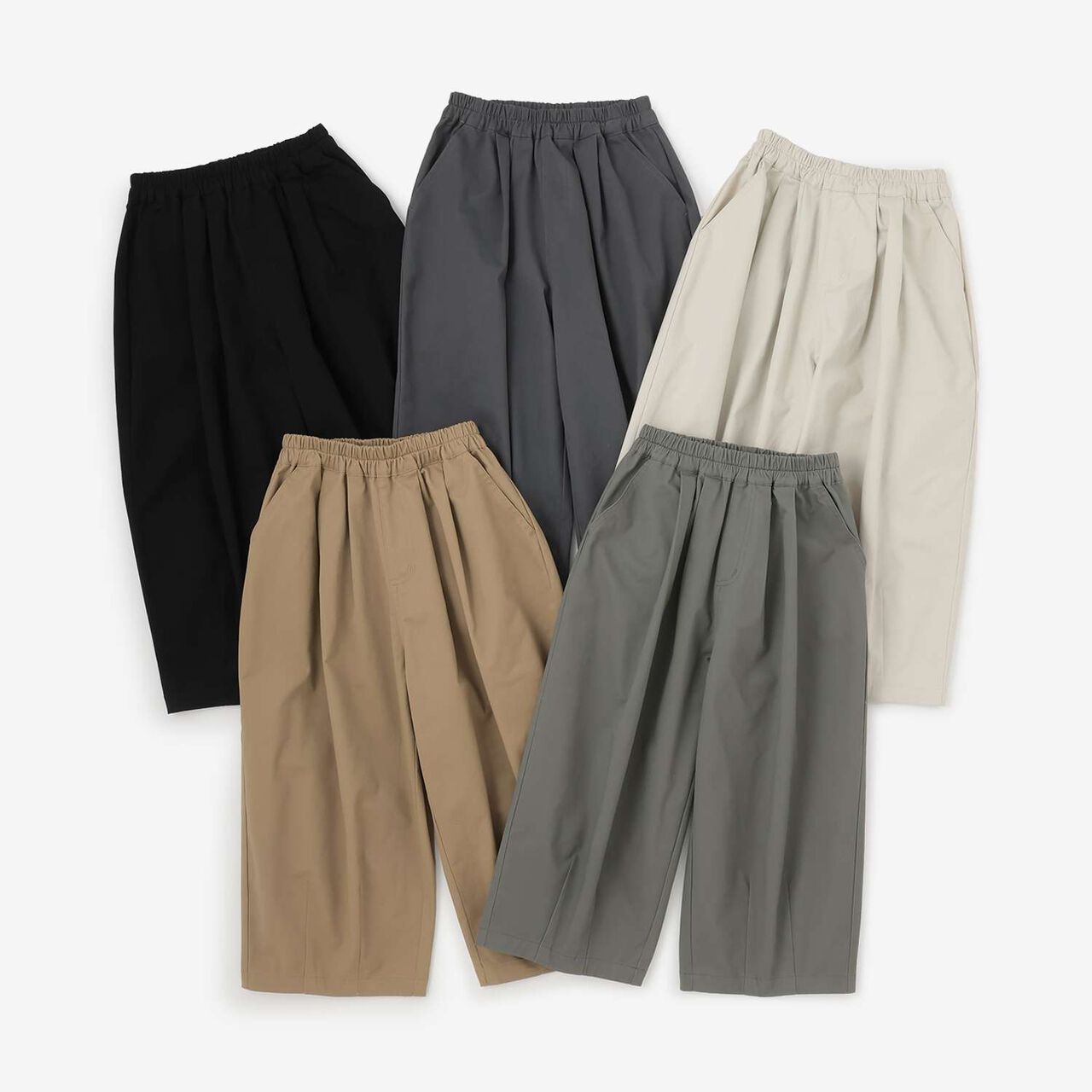Volume Balloon Pants [MNCM],Khaki, large image number 12