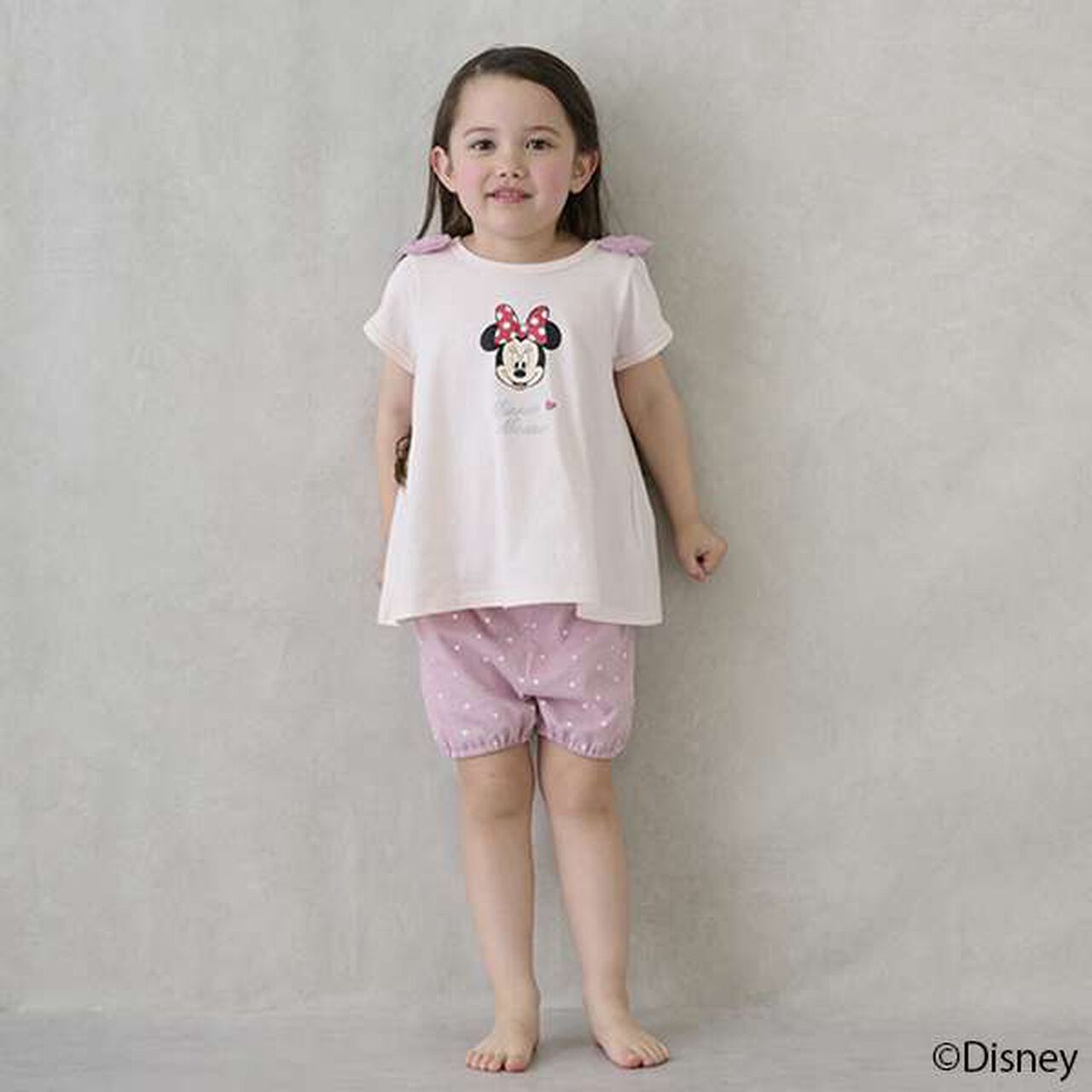 [Disney] Minnie Pajamas,Light pink, large image number 1