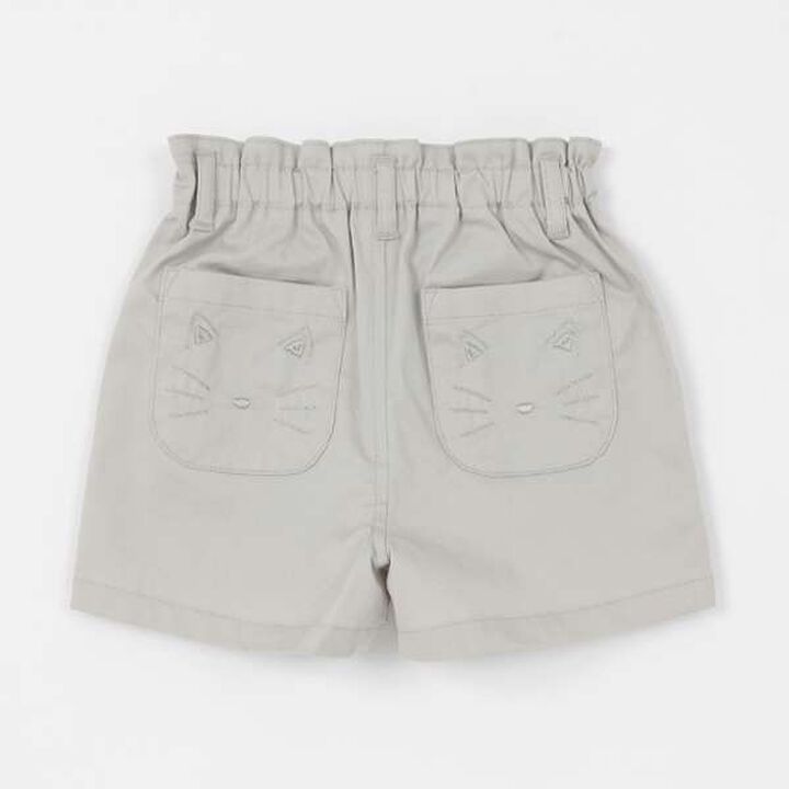 Cat Embroidered Shorts (Kids),Ivory, medium image number 8