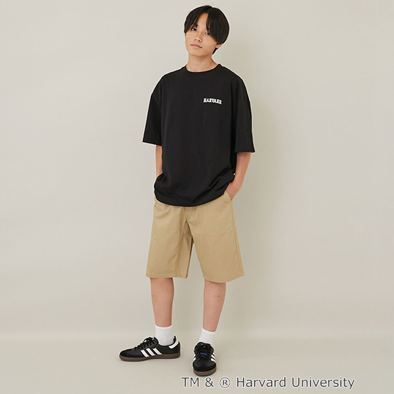 [Cool Touch] High Cool Cotton Harvard University Short Sleeve T-Shirt,White, large image number 17