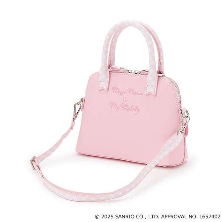 [My Melody & Cinnamoroll] Boston Bag,White, medium image number 1