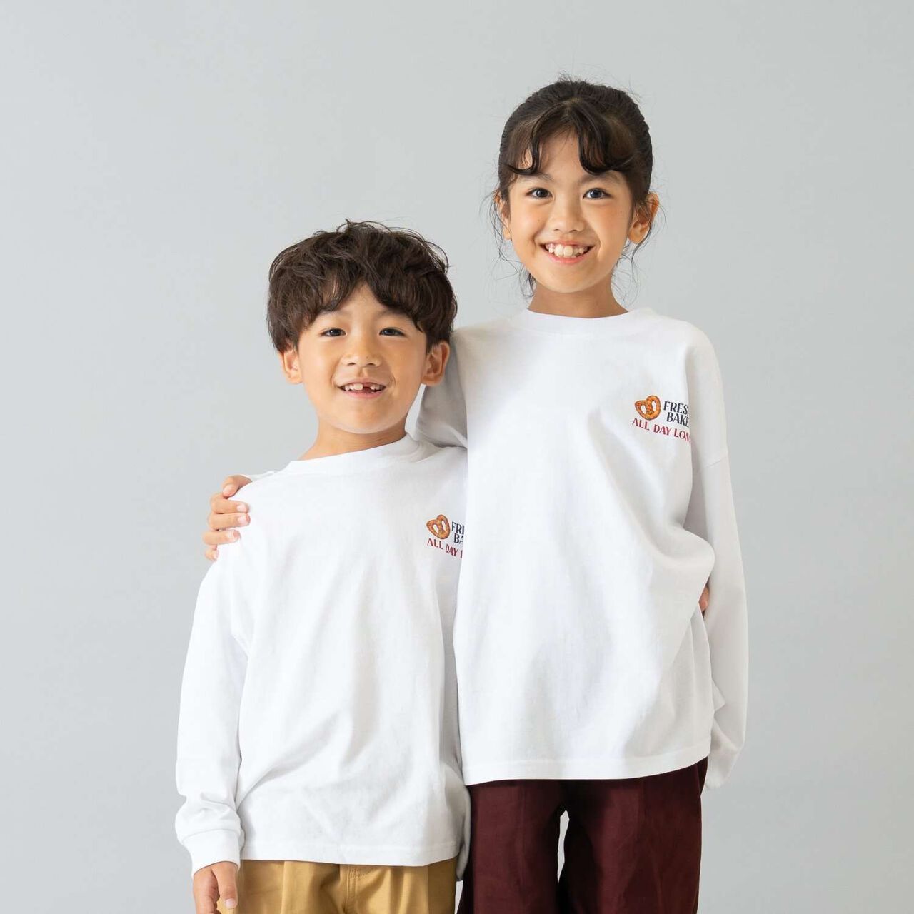 100% Cotton 365D. Assorted Transfer Wide Long Sleeve T-Shirt,Yellow, large image number 12