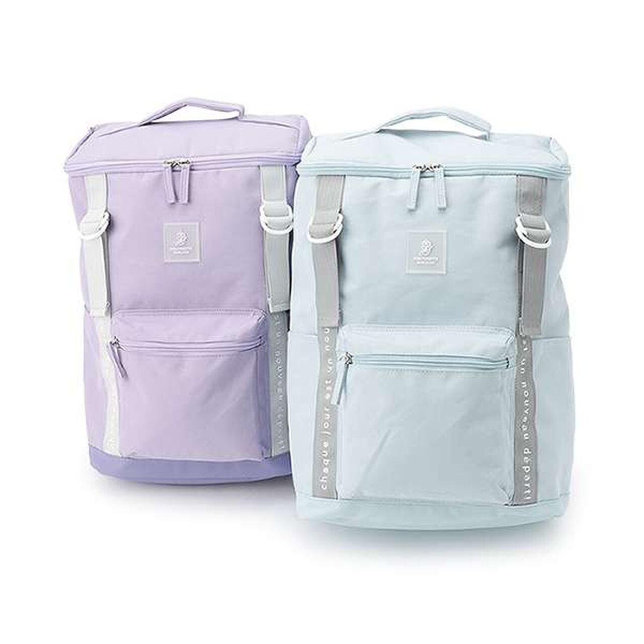 Square School Backpack,Light blue, large image number 26