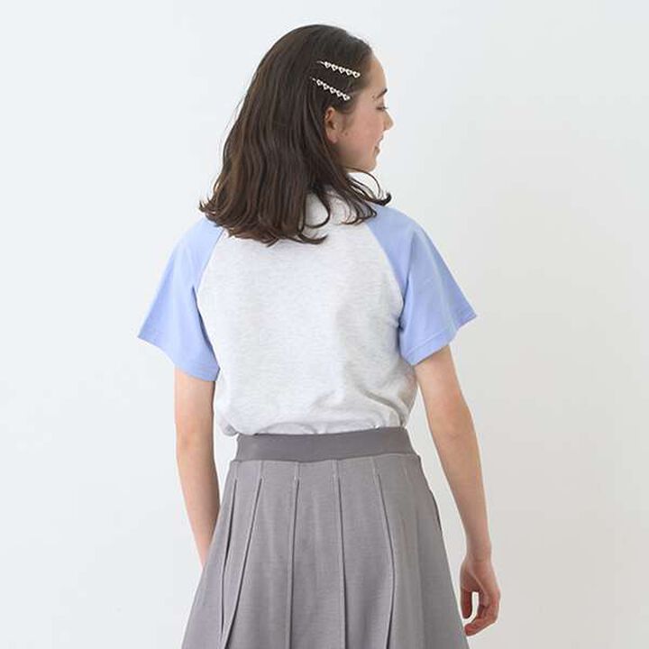 [Anti-Stain Finish] Raglan T-Shirt,Pink, medium image number 9