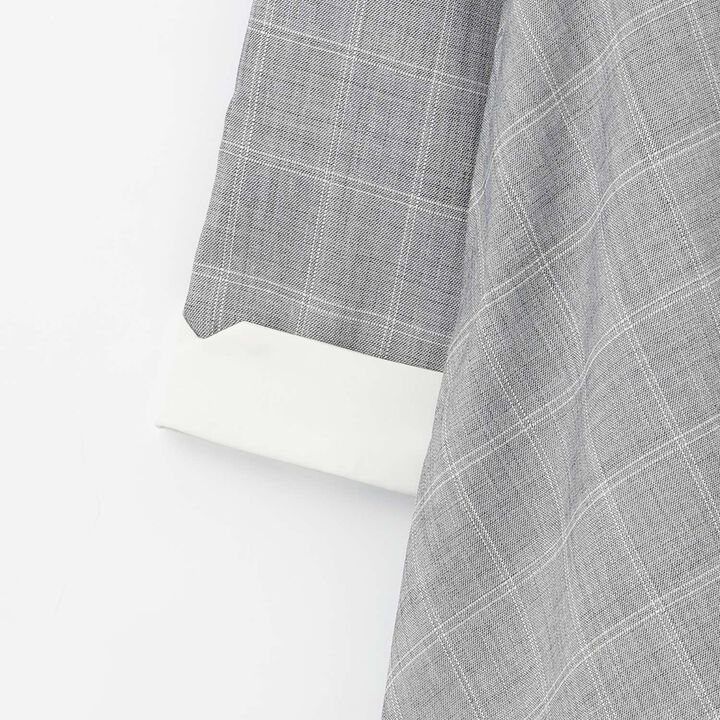 [Graduation Attire] Collared One-Piece Dress,Charcoal gray, medium image number 12