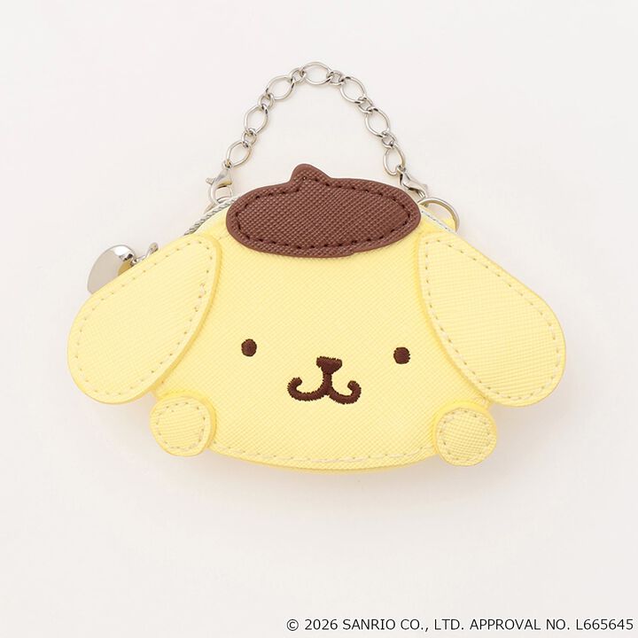 [Pompompurin] Pouch Check Pleated Skirt-Pants,Yellow, medium image number 8