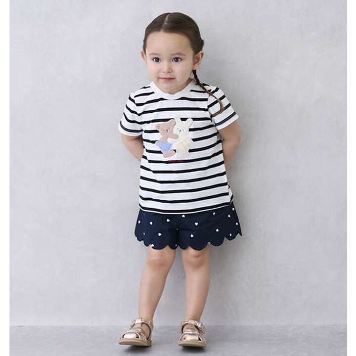 [Anti-stain/Link] Sparkling Motif T-Shirt,Lavender, medium image number 3