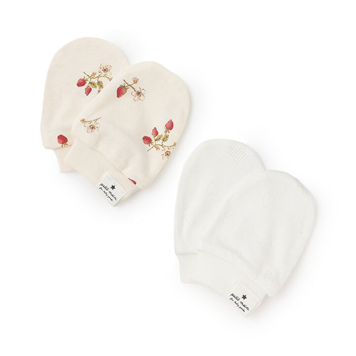 [Weak Acidity] Mitten Set,Off white, medium image number 3