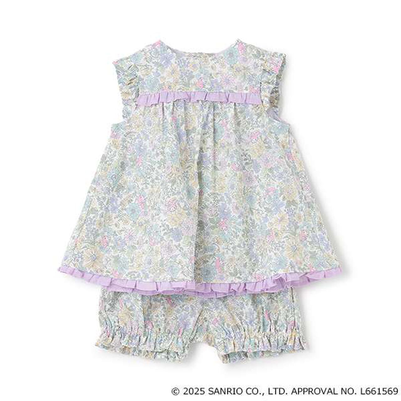 [My Melody] Liberty Baby Suit,Coral red, large image number 2