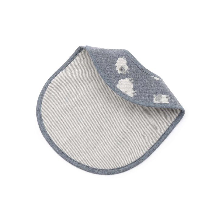 Organic Jacquard Bib,Navy, medium image number 1