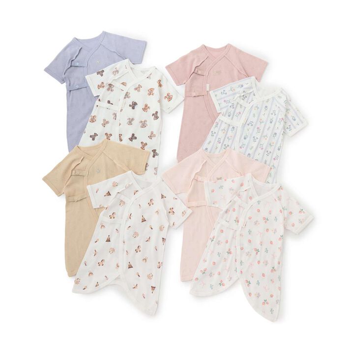 [Weak Acidity] Combi Bodysuit,Salmon pink, medium image number 13
