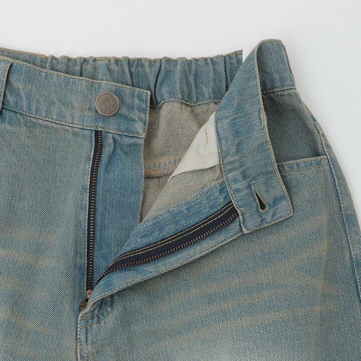 [LTXC] Distressed Denim Wide Pants [Set Available],Navy, medium image number 11