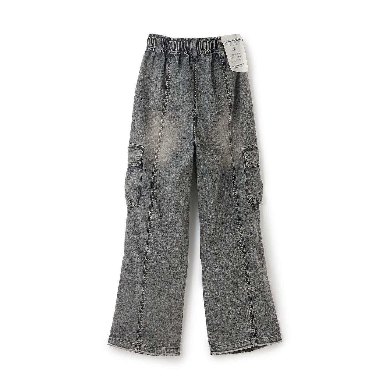 [LTXC/ME DENIM] Stretch Quick-Dry Denim Cargo Pants with Belt Loops,Blue, large image number 14