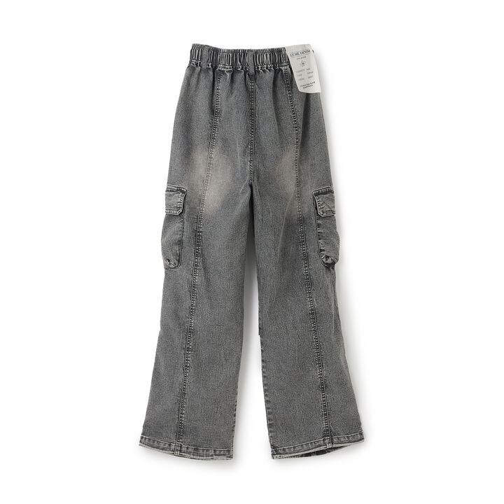 [LTXC/ME DENIM] Stretch Quick-Dry Denim Cargo Pants with Belt Loops,Blue, medium image number 14