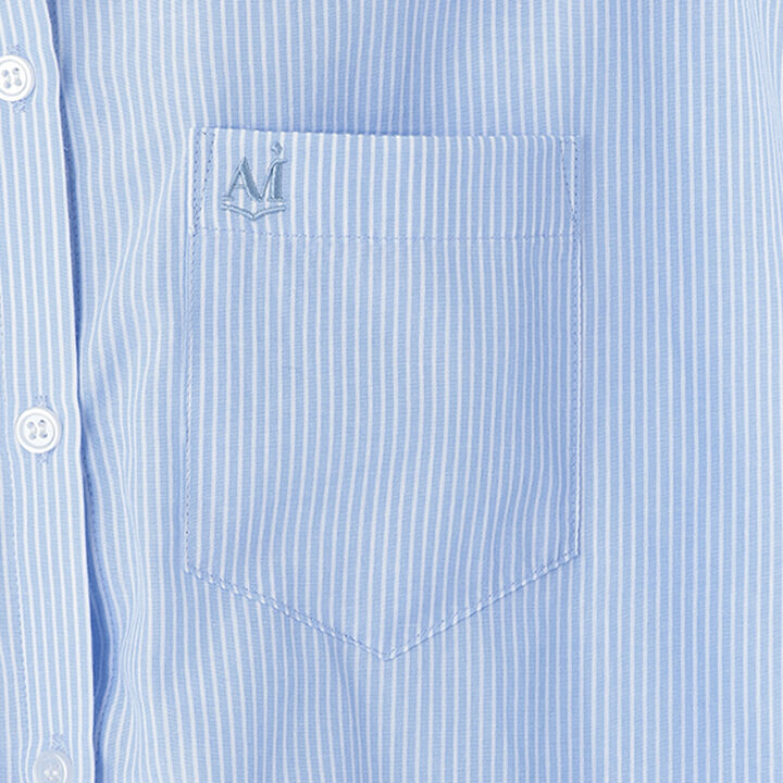 [New Colors Added Due to Popular Demand] [AMI] 5-Minute Sleeve Big Shirt x Compact T-Shirt,Off white, medium image number 23