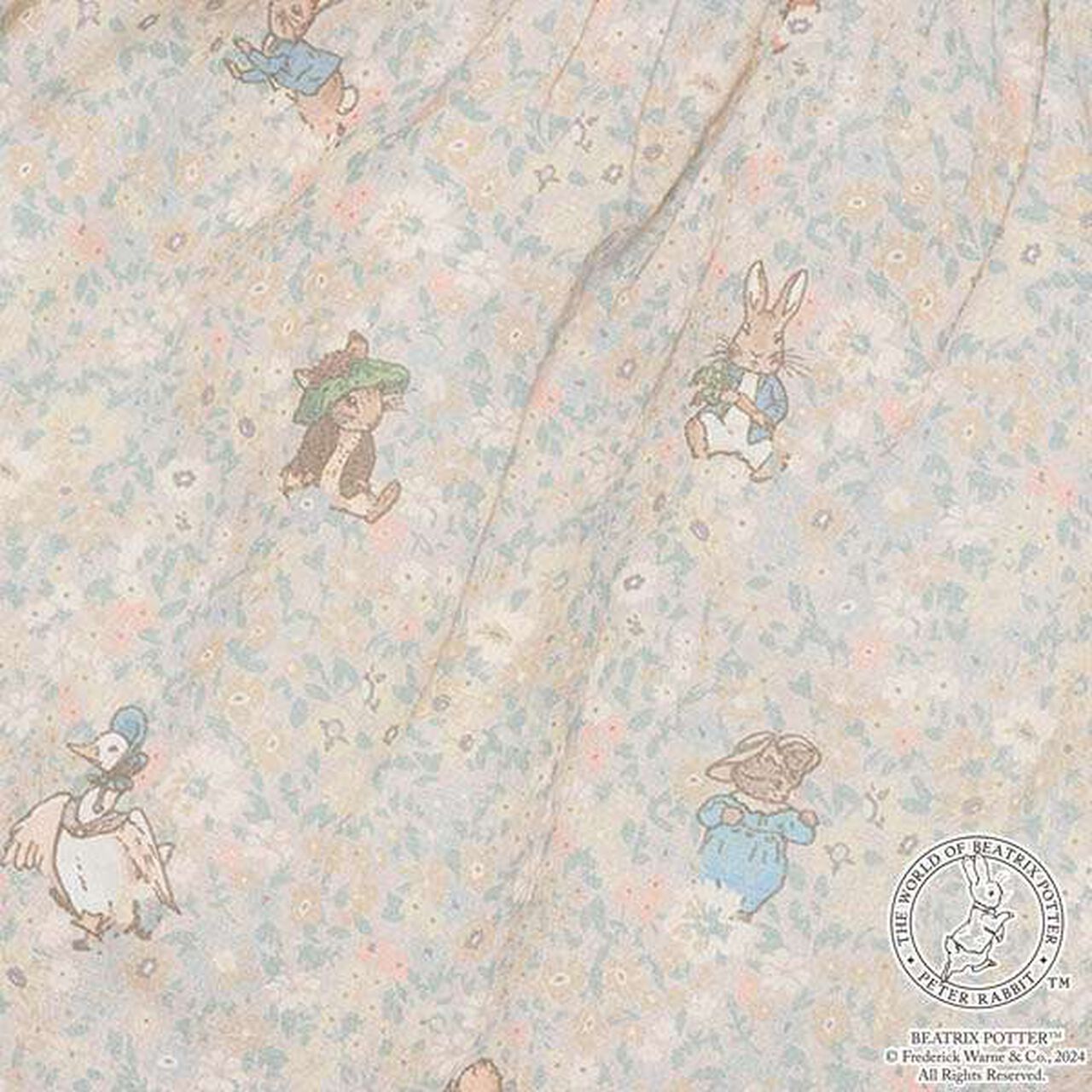 Peter Rabbit Floral Long Sleeve T-Shirt,Ivory, large image number 11