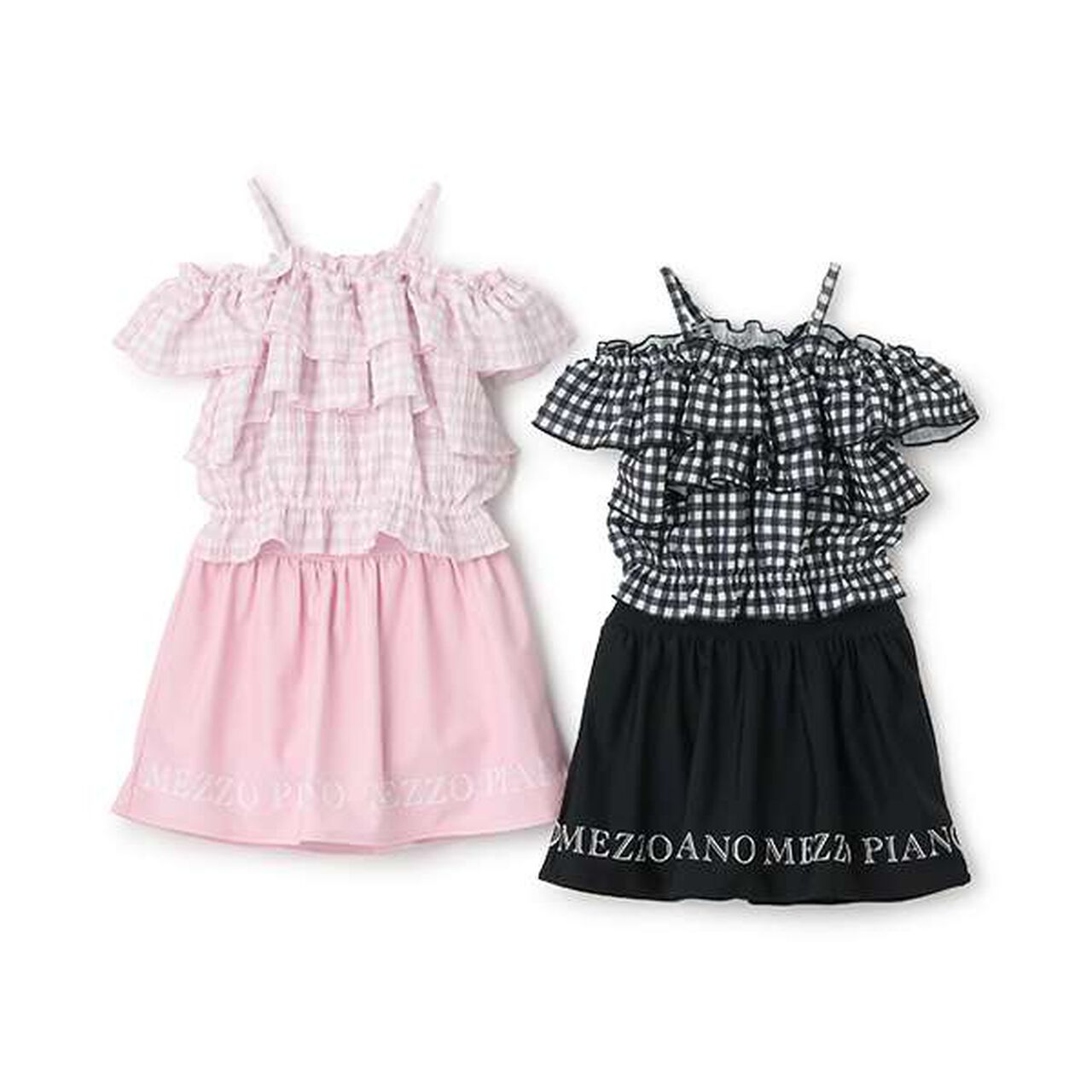 [SWIM] Off-Shoulder Frill Separate Swimsuit,Light pink, large image number 14