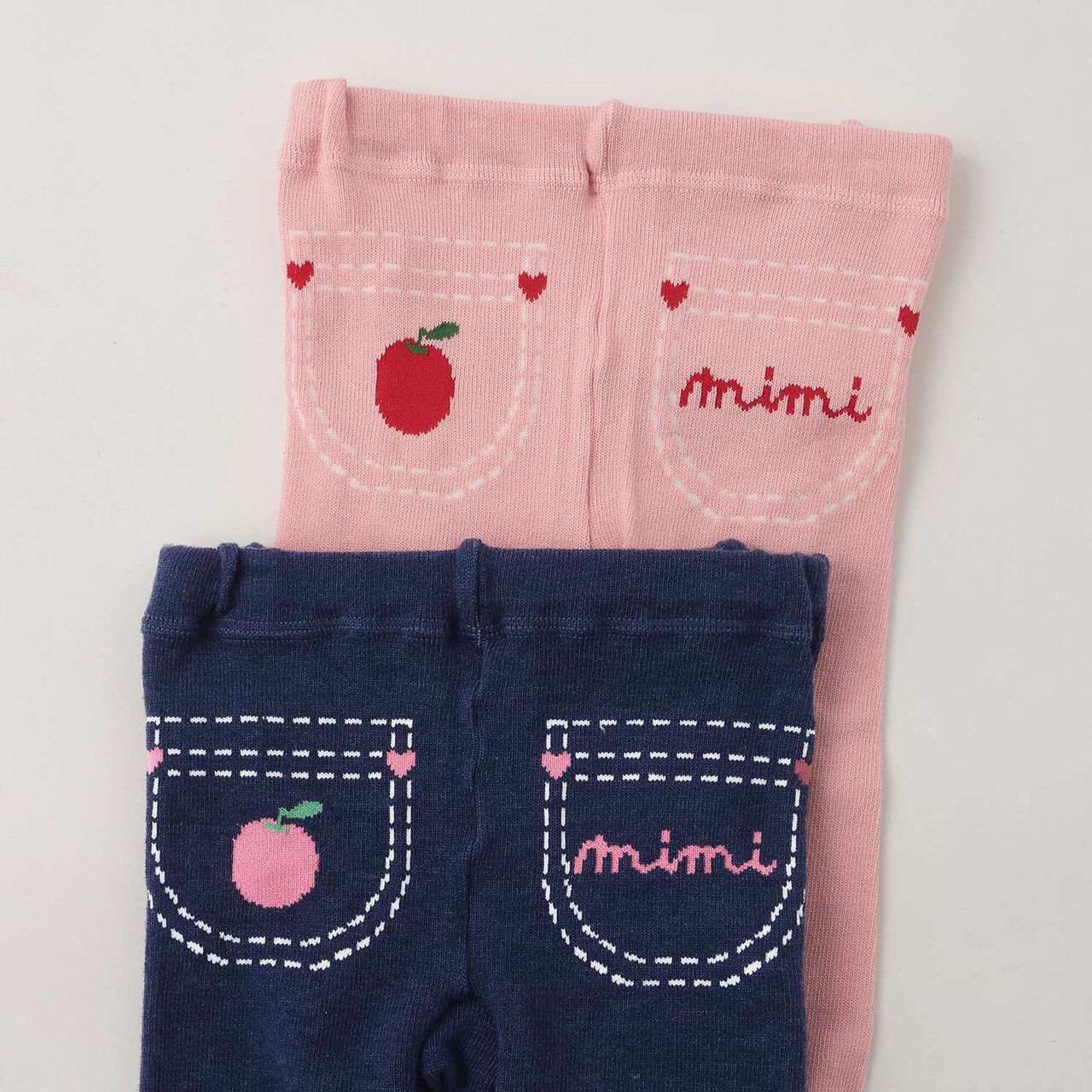 [Made in Japan] Mimi-chan Rolled-Hem Leggings,Pink, large image number 2