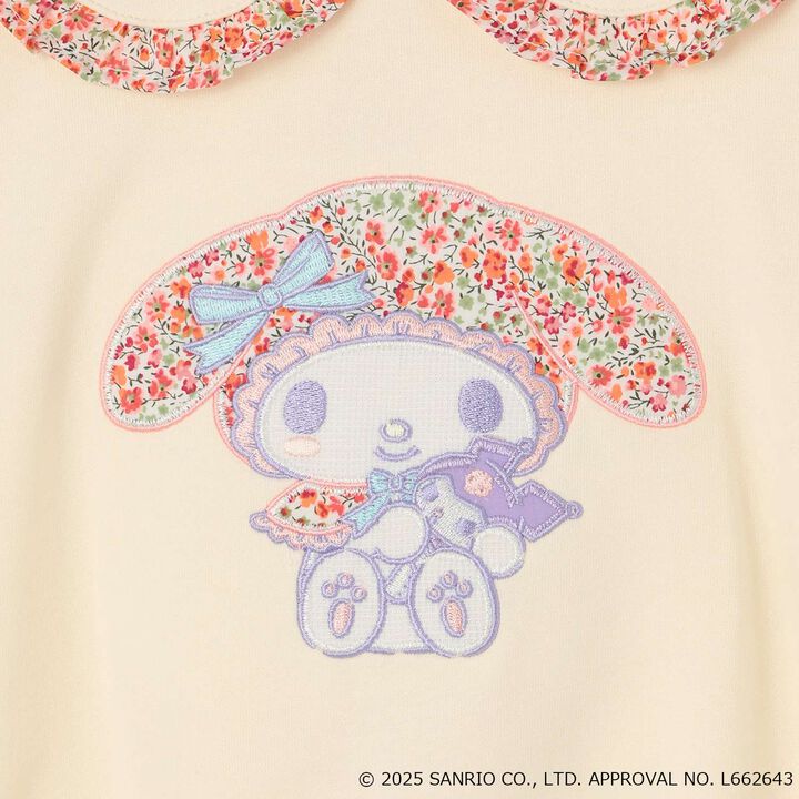 My Melody Liberty Fabric Appliqu&eacute; Sweatshirt,Pearl white, medium image number 4