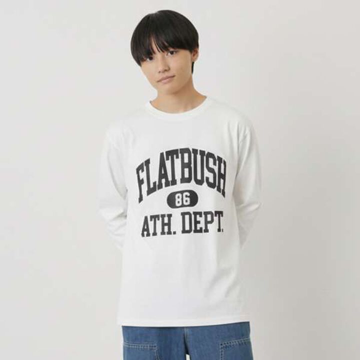 Affordable Front College Logo Long-Sleeve T-Shirt,, medium