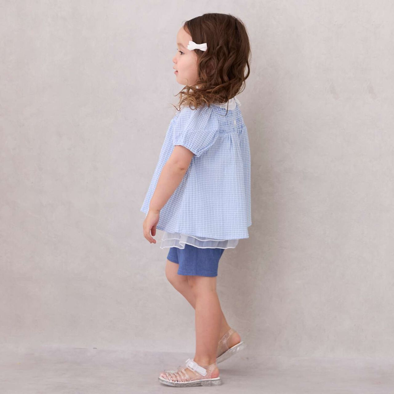 [Web Exclusive] Heart Embroidery Tunic,Off white, large image number 3