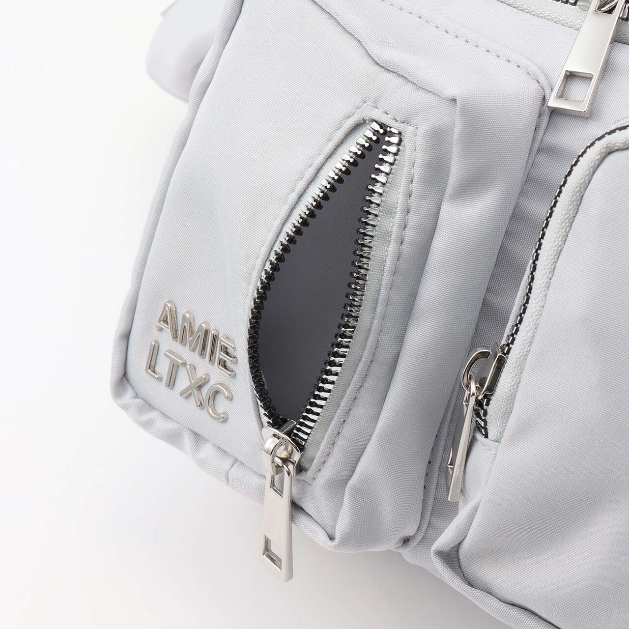 [LTXC] Nylon Waist Bag,Black, large image number 8