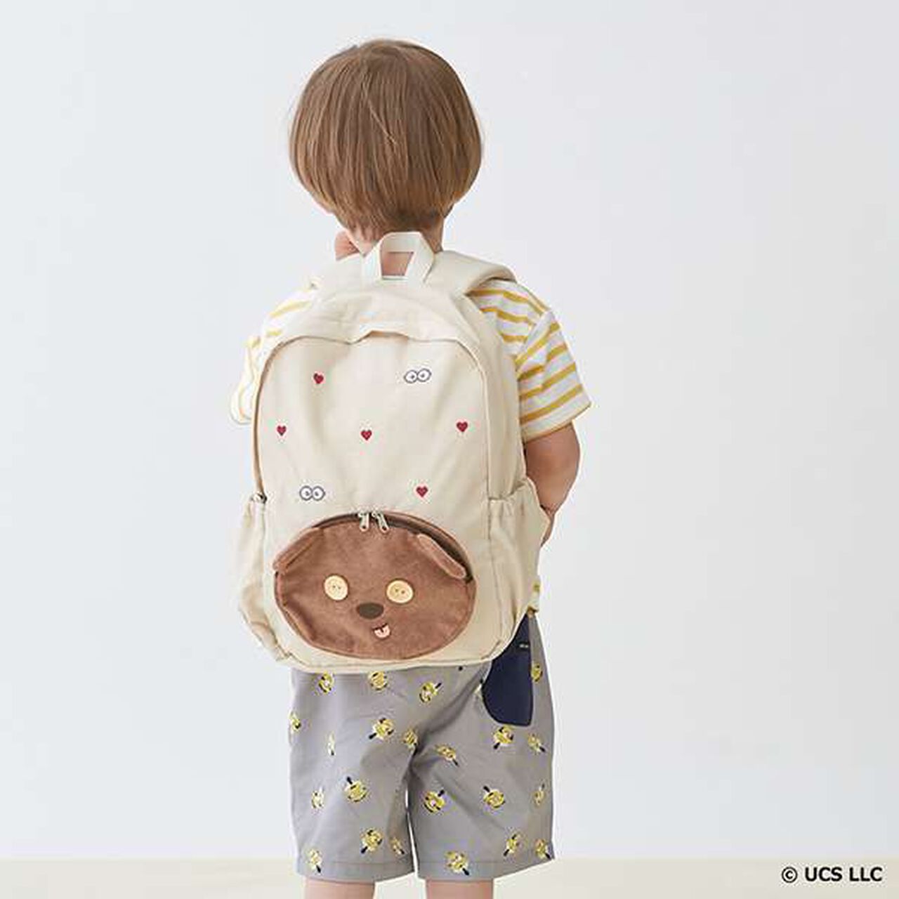 Minion Face Pocket Backpack,Navy, large image number 16
