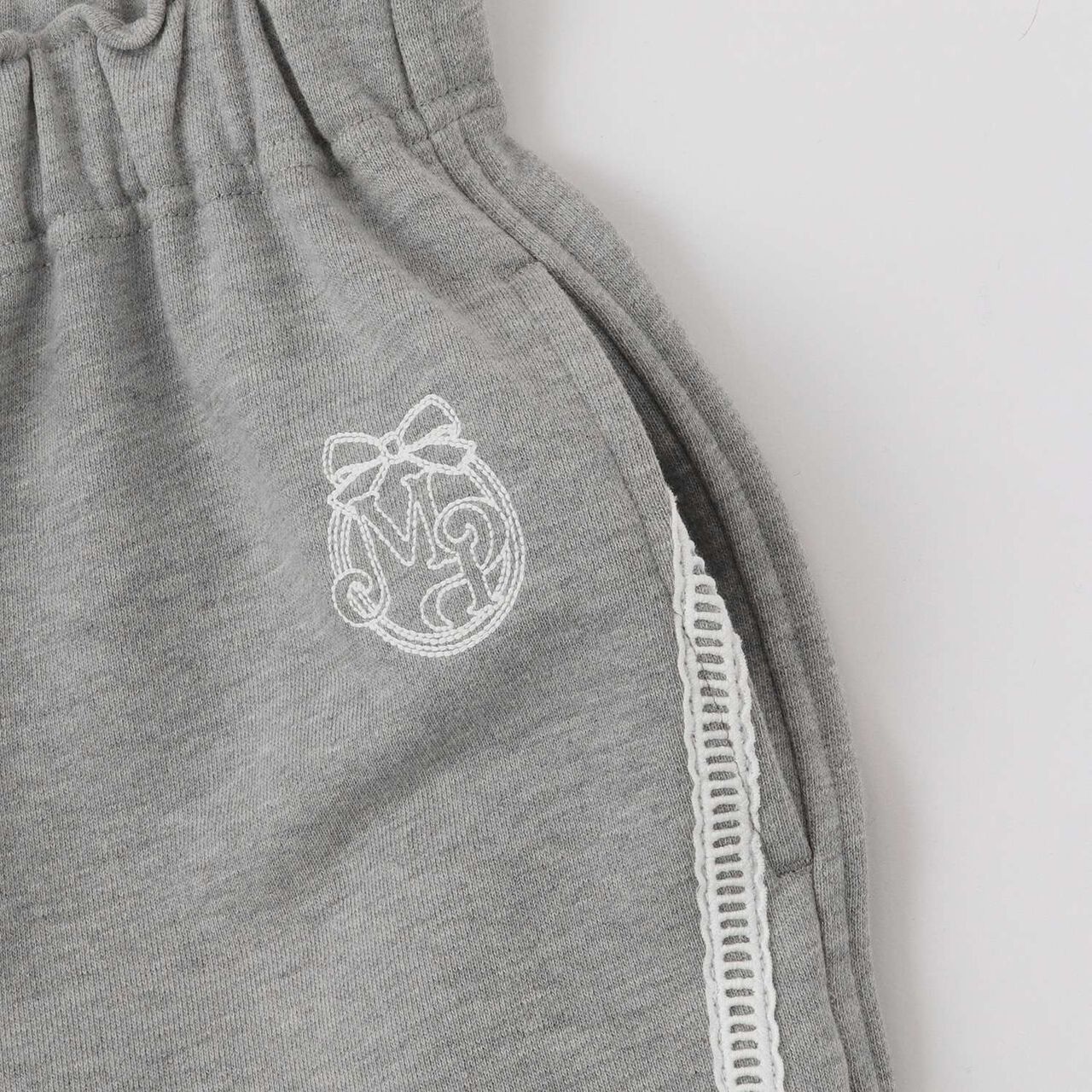 Sweat Barrel-Leg Pants,Navy, large image number 5