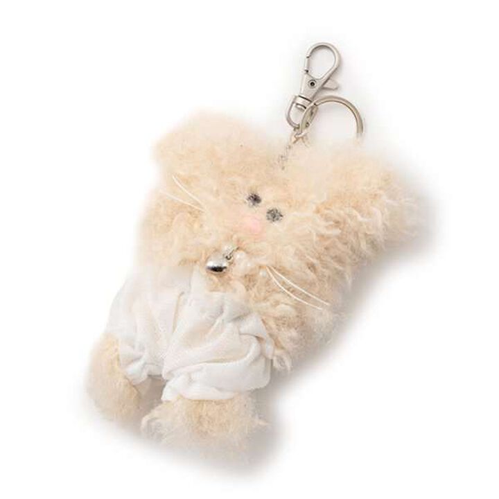 Mole Rabbit Keychain,Black, medium image number 9