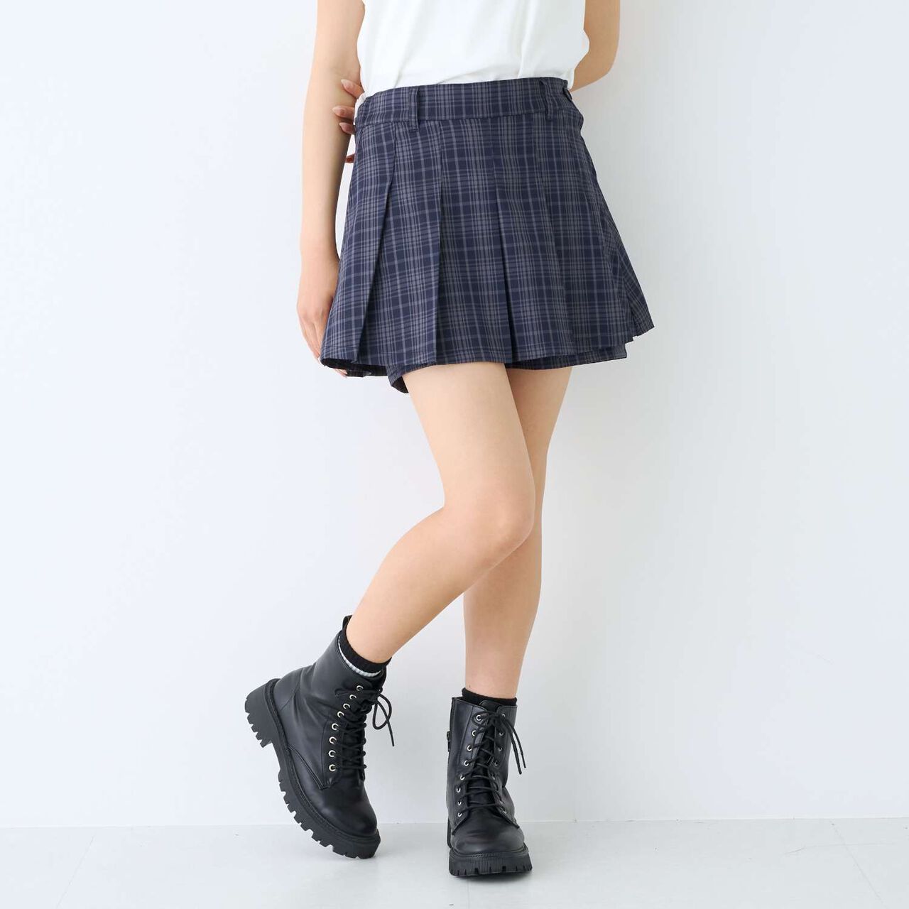 [LTXC] Stylish Flattering Micro Mini Skirt-Shorts,Brown, large image number 5