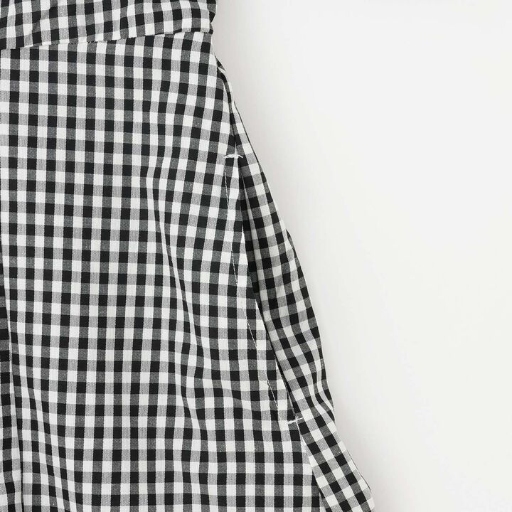 [Parent-Child Matching] Puff Sleeve Peplum One-Piece Dress,Black, medium image number 4