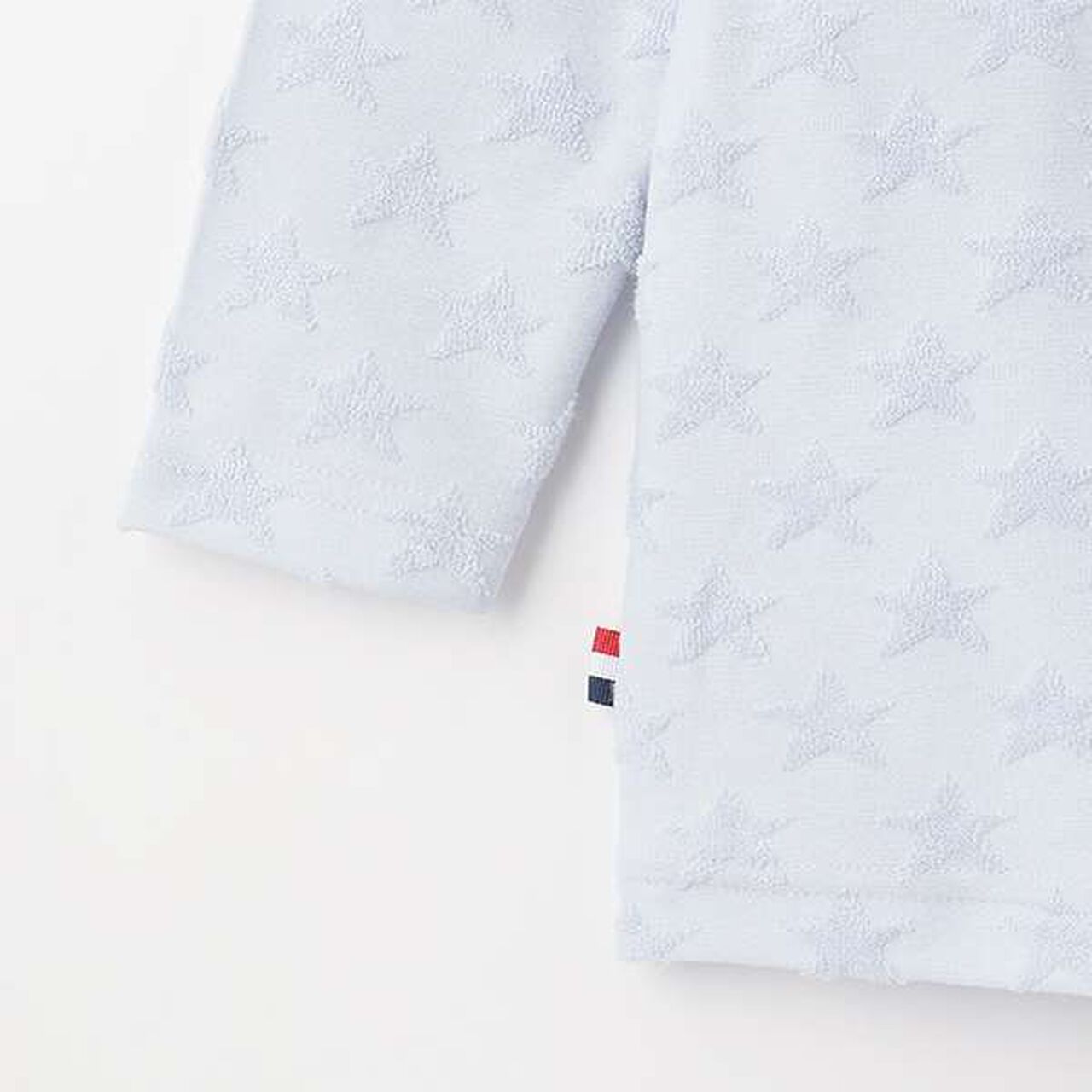 Star Jacquard Long-Sleeve T-Shirt,Blue, large image number 4