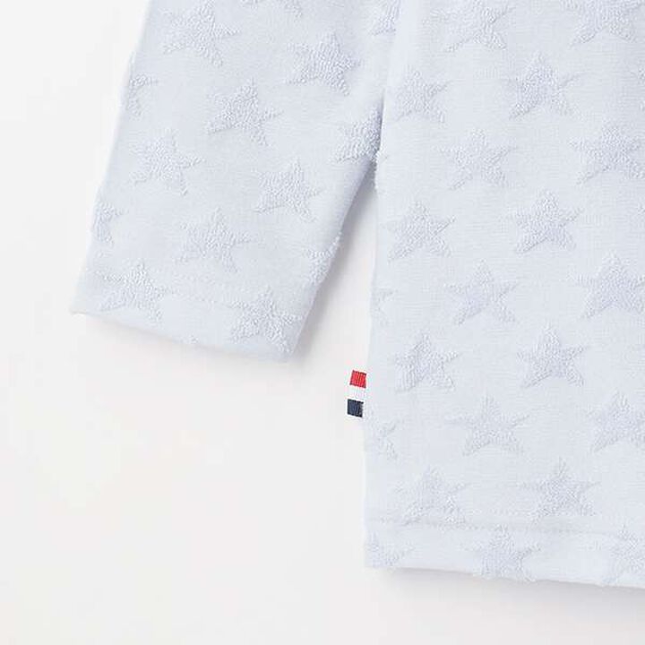 Star Jacquard Long-Sleeve T-Shirt,Blue, medium image number 4